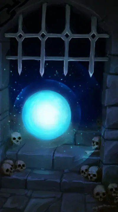 Arte autoral de carta de Arcanum: criatura dark fantasy 3