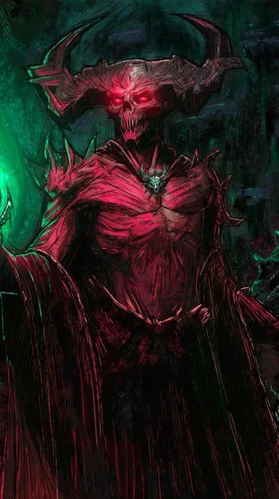 Arte autoral de carta de Arcanum: criatura dark fantasy 4