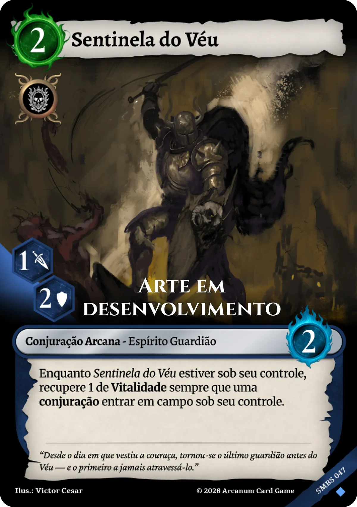 Sentinela do Véu — carta de Arcanum Card Game