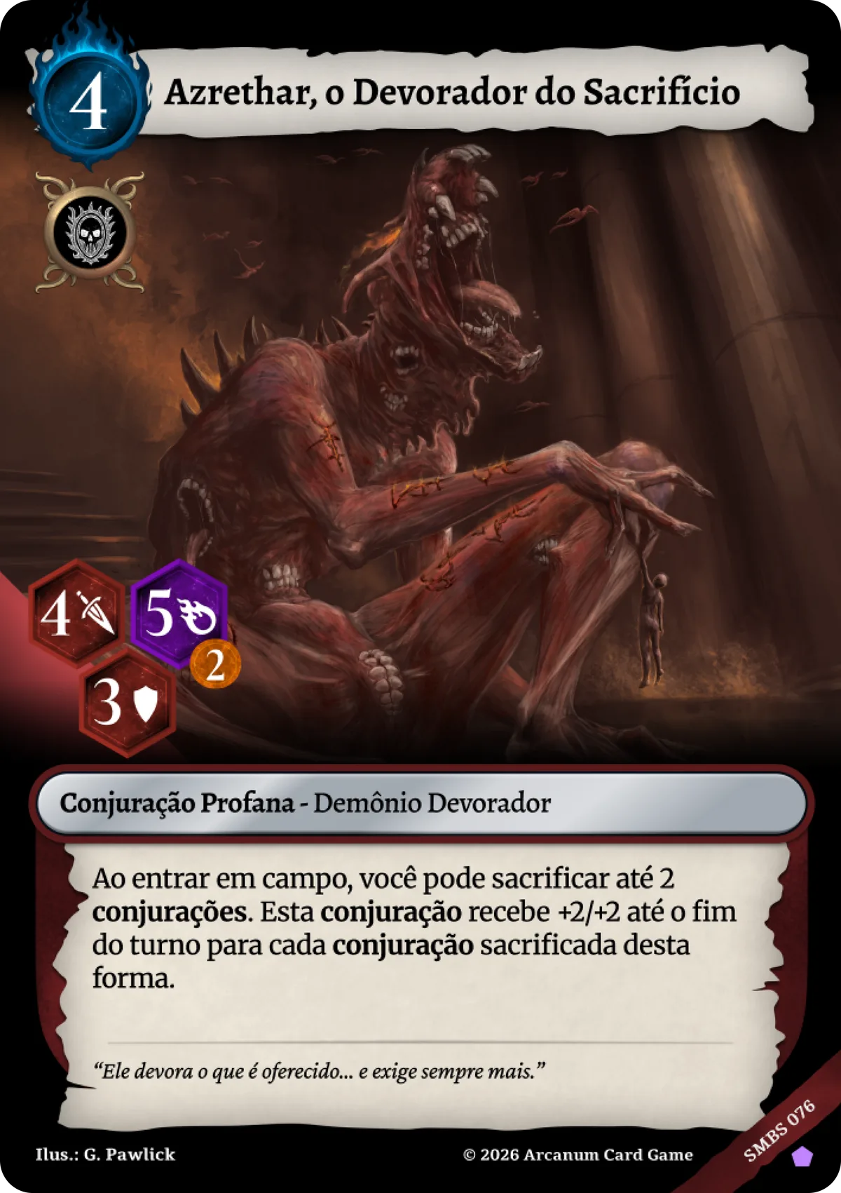Azrethar, o Devorador do Sacrifício