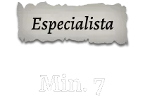 Maestria: Especialista